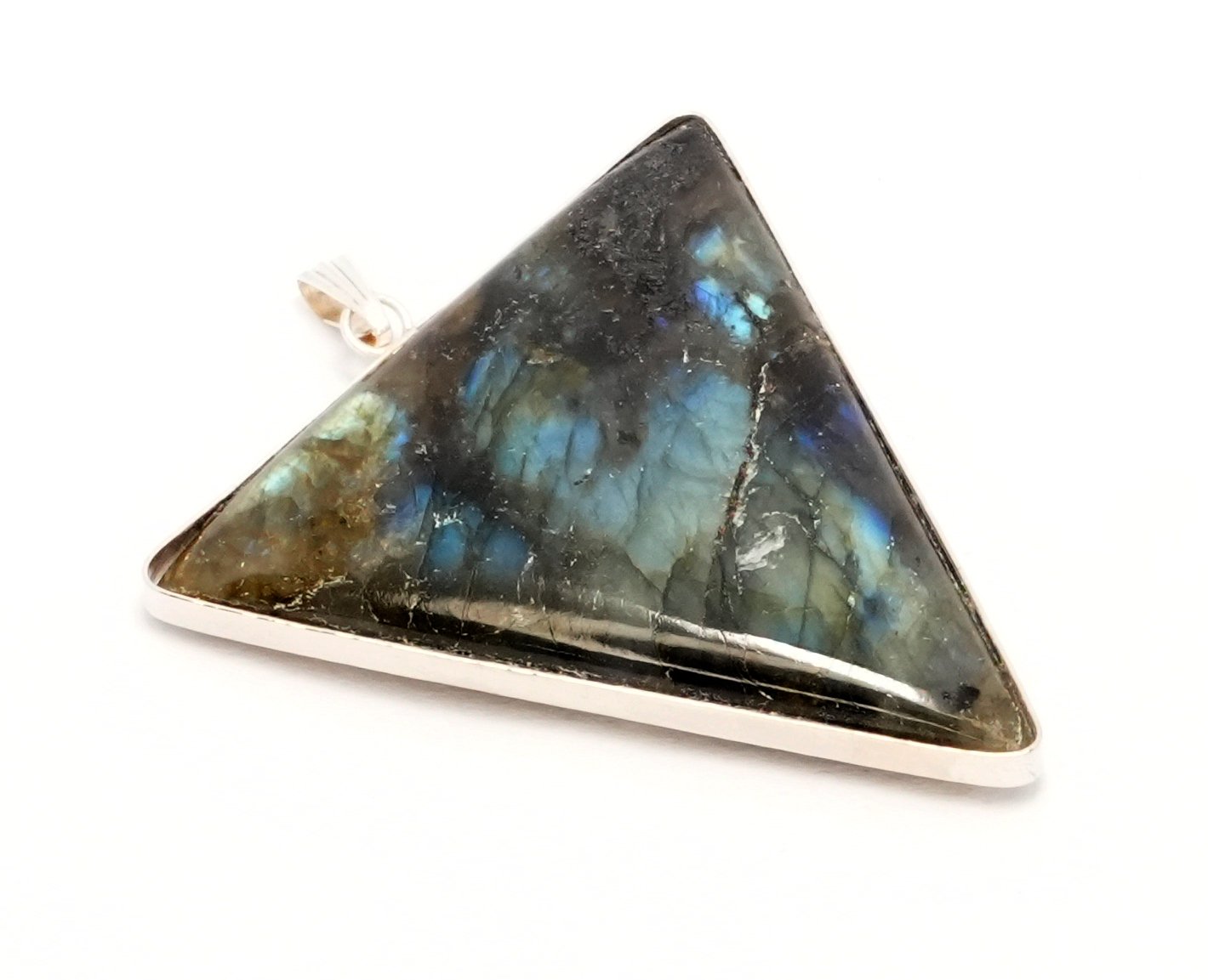 Triangle Labradorite Pendant