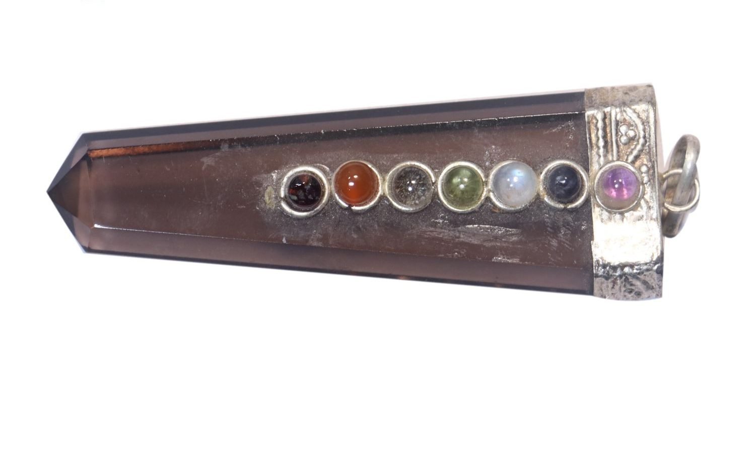 7 Chakra Pencil Bonded Tower for Reiki Healing