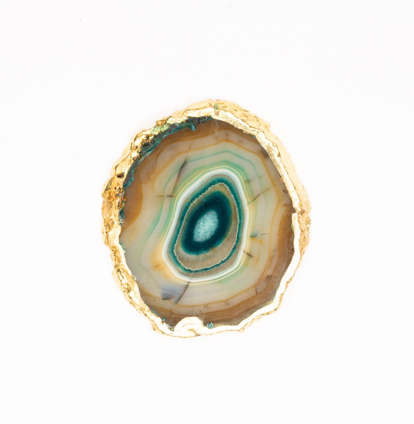 Brown & Green Agate Slice