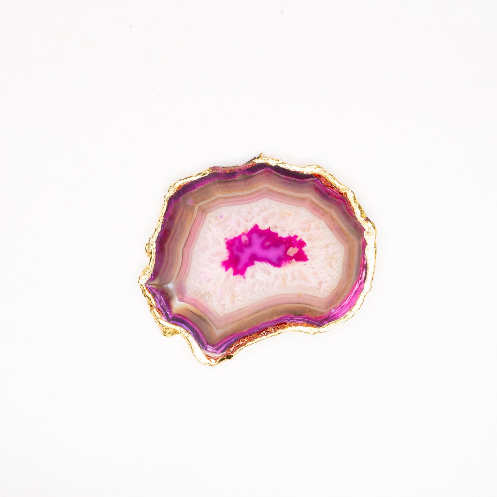 Rose Quartz Agate Slice