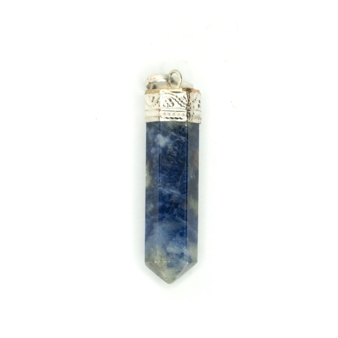 Sodalite Pencil Pendant